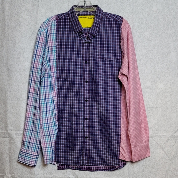 Upcycled Tops - Upcycled Button Down Shirt